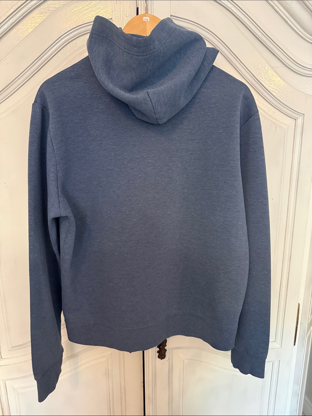 Polo Ralph Lauren Blue Pullover Hoodie Sweatshirt Men’s Large Preppy Casual - Picture 3 of 9